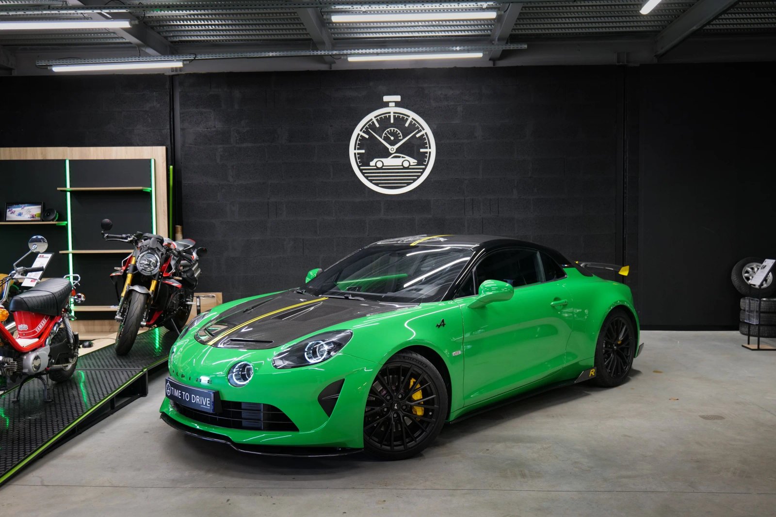 Alpine verte présentée par Time To Drive